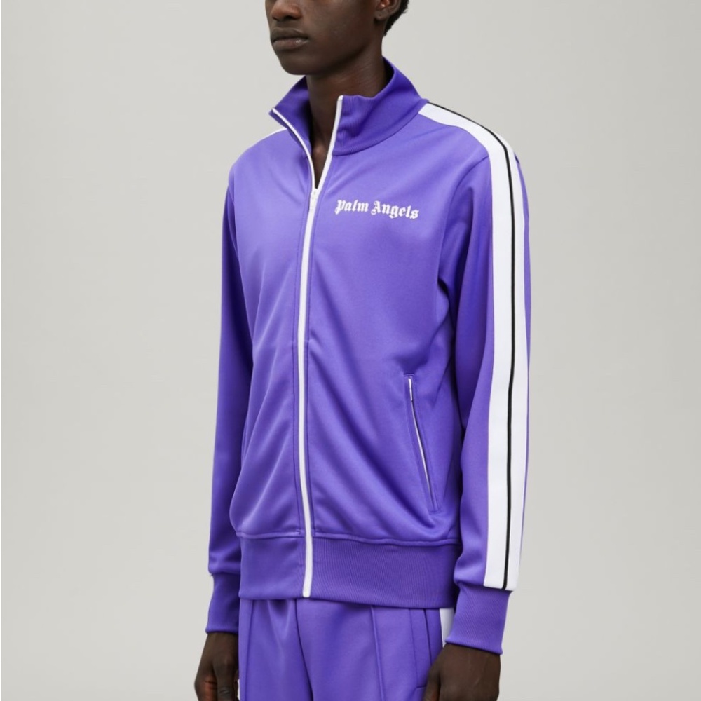 PALM ANGELS PURPLE TRACK JACKET